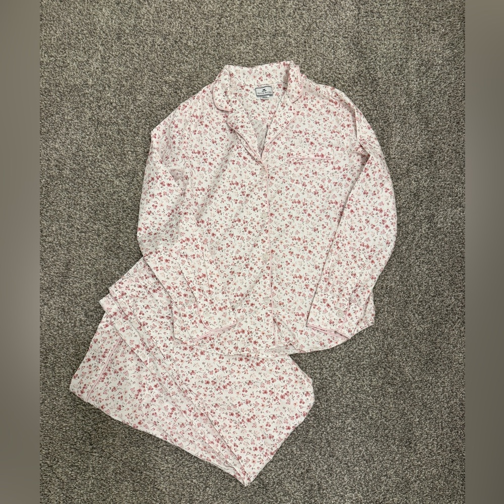 New Petite Plume Cotton Pajama Set in Dorset Floral